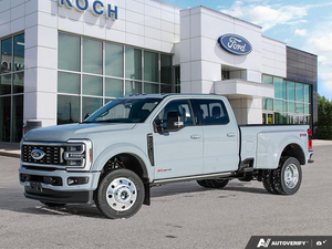NEW 2026 Ford F-450 Super Duty Platinum - Glacier Gray Exterior - $141,288 - Stock #E60276 - VIN 1FT8W4DM7TED94268