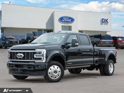 NEW 2026 Ford F-450 Super Duty Platinum - Agate Black Metallic Exterior - $129,219 - Stock #D60840 - VIN 1FT8W4DT0TEE97846