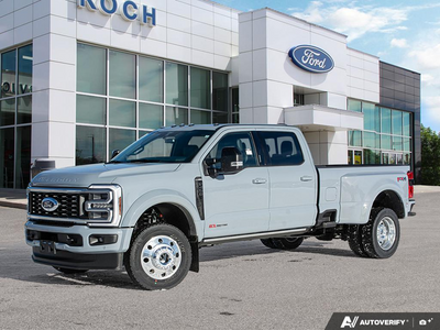 NEW 2026 Ford F-450 Super Duty Platinum - Glacier Gray Exterior - $136,288 - Stock #E60276 - VIN 1FT8W4DM7TED94268