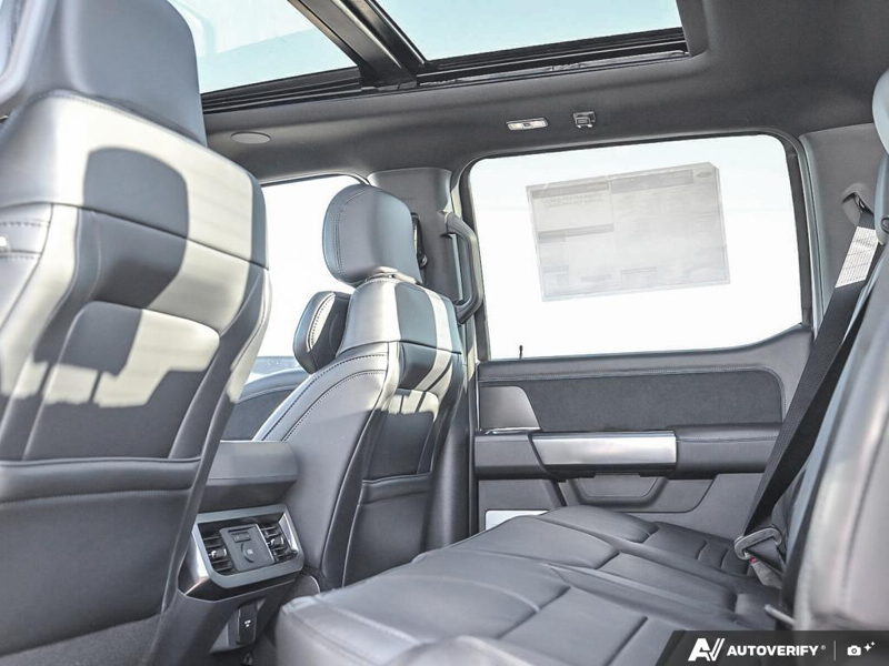 NEW 2026 Ford F-450 Super Duty Platinum - Avalanche Exterior / BLACK ONYX/BLUE LEATHER Interior - $133,238 - Stock #E60080 - VIN 1FT8W4DMXTEC29329 - Photo 24