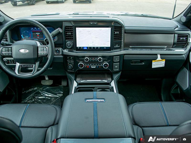 NEW 2026 Ford F-450 Super Duty Platinum - Argon Blue Metallic Exterior / BLACK ONYX/BLUE LEATHER Interior - $132,183 - Stock #E60043 - VIN 1FT8W4DM9TEC04583 - Photo 26