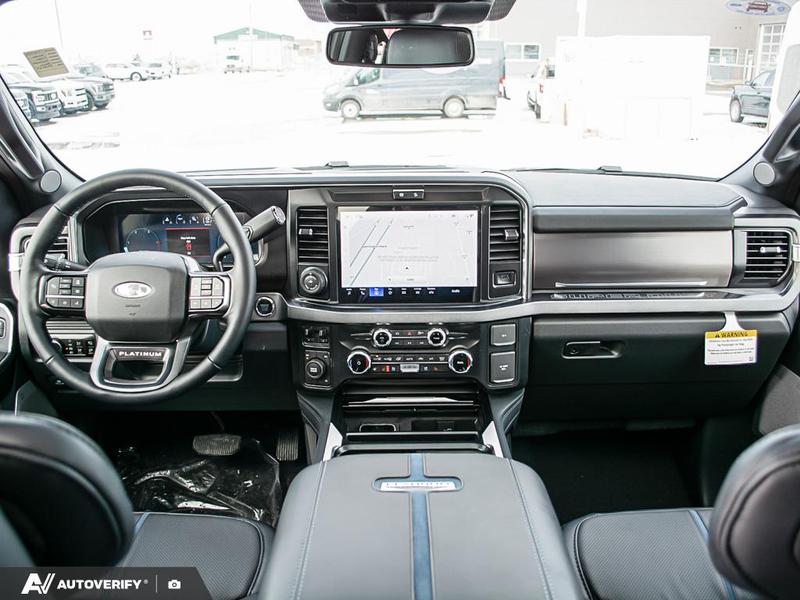 NEW 2026 Ford F-450 Super Duty Platinum - Agate Black Exterior / BLACK ONYX/BLUE LEATHER Interior - $135,188 - Stock #D60232 - VIN 1FT8W4DM9TED93929 - Photo 26