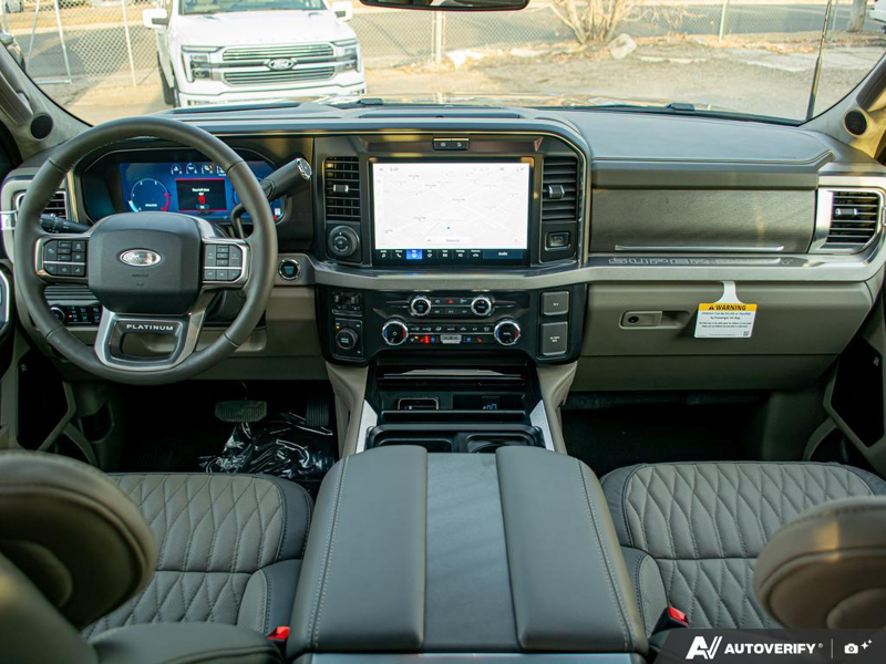 NEW 2026 Ford F-450 Super Duty Platinum - Carbonized Grey Metallic Exterior / SMOKED TRUFFLE LEATHER Interior - $136,908 - Stock #E60084 - VIN 1FT8W4DM8TEC27949 - Photo 26
