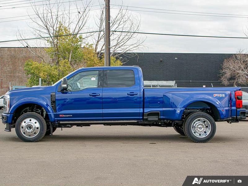NEW 2026 Ford F-450 Super Duty Platinum - Argon Blue Metallic Exterior / BLACK ONYX/BLUE LEATHER Interior - $132,183 - Stock #E60043 - VIN 1FT8W4DM9TEC04583 - Photo 3