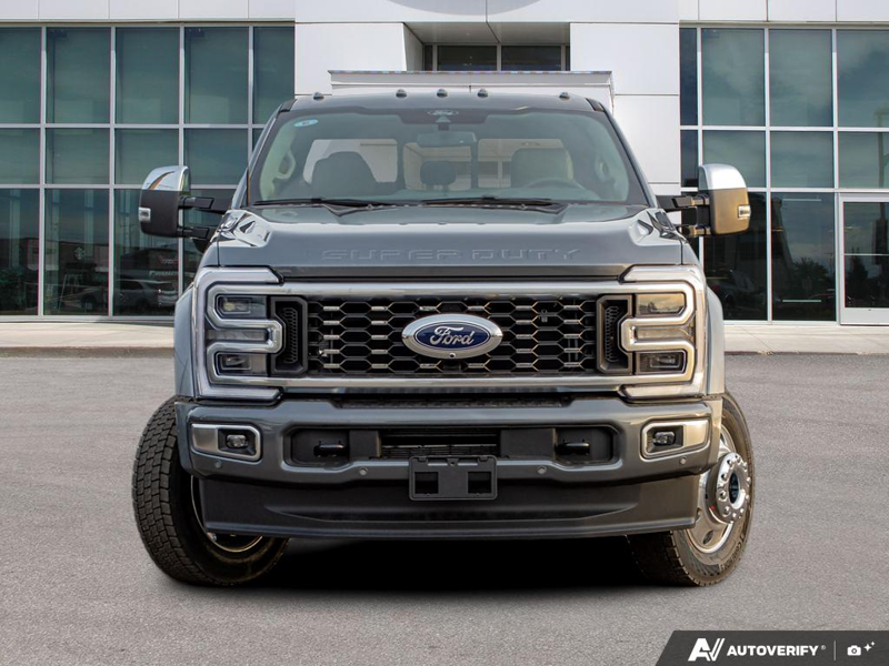 NEW 2026 Ford F-450 Super Duty Platinum - Carbonized Grey Metallic Exterior / SMOKED TRUFFLE LEATHER Interior - $136,908 - Stock #E60084 - VIN 1FT8W4DM8TEC27949 - Photo 2