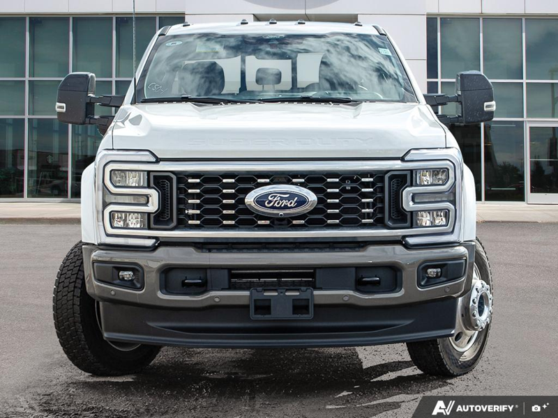 NEW 2026 Ford F-450 Super Duty King Ranch - Star White/marsh Grey Accent Exterior / JAVA LEATHER Interior - $133,928 - Stock #E60509 - VIN 1FT8W4DM1TED85842 - Photo 2