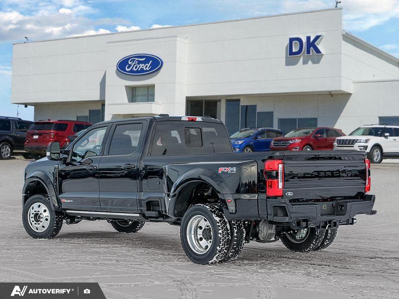 NEW 2026 Ford F-450 Super Duty Platinum - Agate Black Exterior / BLACK ONYX/BLUE LEATHER Interior - $135,188 - Stock #D60232 - VIN 1FT8W4DM9TED93929 - Photo 4