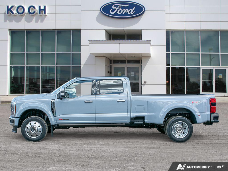 NEW 2026 Ford F-450 Super Duty King Ranch - Glacier Gray Exterior / JAVA LEATHER Interior - $138,877 - Stock #E60132 - VIN 1FT8W4DMXTEC26530 - Photo 3