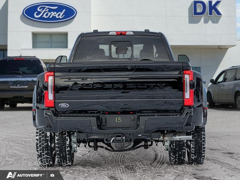 NEW 2026 Ford F-450 Super Duty Platinum - Agate Black Exterior / BLACK ONYX/BLUE LEATHER Interior - $135,188 - Stock #D60232 - VIN 1FT8W4DM9TED93929 - Photo 5