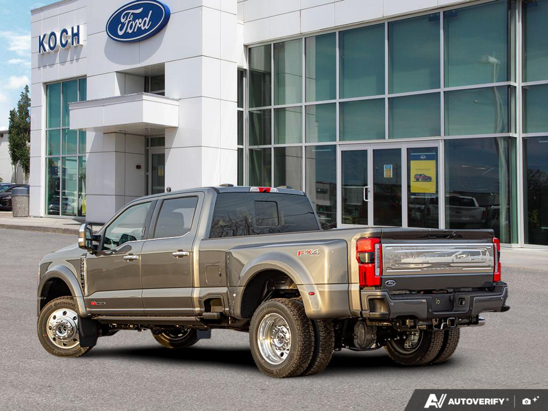 NEW 2026 Ford F-450 Super Duty Platinum - Carbonized Grey Metallic Exterior / SMOKED TRUFFLE LEATHER Interior - $136,908 - Stock #E60084 - VIN 1FT8W4DM8TEC27949 - Photo 4