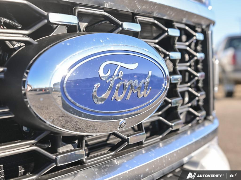 NEW 2026 Ford F-450 Super Duty Platinum - Avalanche Exterior / BLACK ONYX/BLUE LEATHER Interior - $133,238 - Stock #E60080 - VIN 1FT8W4DMXTEC29329 - Photo 9