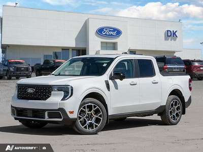 NEW 2026 Ford Maverick Lariat - Oxford White Exterior - $49,582 - Stock #D60441 - VIN 3FTTW8SA5TRA79797