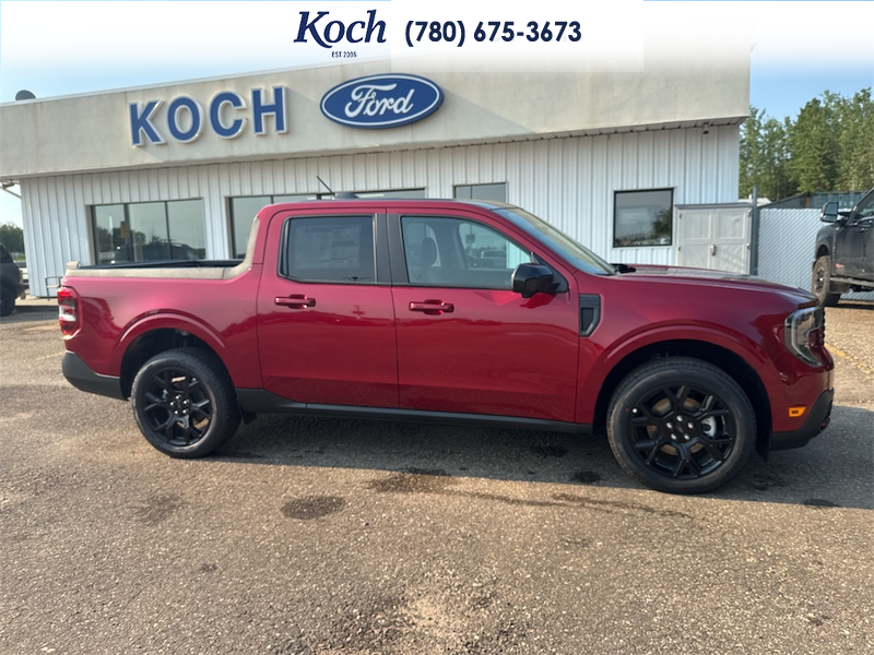 NEW 2026 Ford Maverick Lariat - Ruby Red Metallic Tinted Clearcoat Exterior / BLACK ONYX, ACTIVEX TRIMMED HEATED FRONT BUCKET SEATS Interior - $52,810 - Stock #A26245 - VIN 3FTTW8S3XTRA97763 - Photo 14