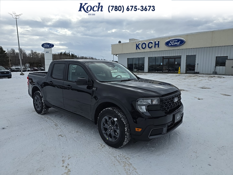 NEW 2026 Ford Maverick XLT - Shadow Black Exterior / BLACK LEATHER Interior - $46,140 - Stock #A26075 - VIN 3FTTW8JA1TRA51769 - Photo 1