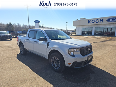 NEW 2026 Ford Maverick XLT - Crystal White Tricoat Exterior - $45,040 - Stock #A26140 - VIN 3FTTW8JA7TRA71122