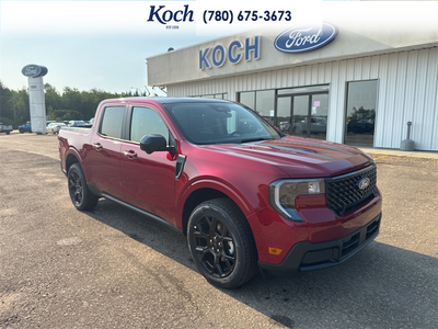 NEW 2026 Ford Maverick Lariat - Ruby Red Metallic Tinted Clearcoat Exterior - $52,810 - Stock #A26245 - VIN 3FTTW8S3XTRA97763