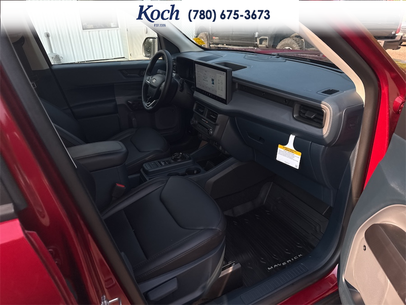 NEW 2026 Ford Maverick Lariat - Ruby Red Metallic Tinted Clearcoat Exterior / BLACK ONYX, ACTIVEX TRIMMED HEATED FRONT BUCKET SEATS Interior - $52,810 - Stock #A26245 - VIN 3FTTW8S3XTRA97763 - Photo 21