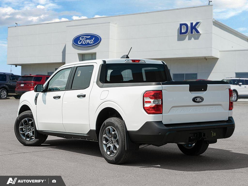 NEW 2026 Ford Maverick XLT - Oxford White Exterior / NAVY PIER/ASPEN GREY, UNIQUE CLOTH FRONT BUCKET SEATS Interior - $44,069 - Stock #D60705 - VIN 3FTTW8J34TRB18902 - Photo 4
