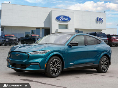 NEW 2026 Ford Mustang Mach-E Premium AWD - Adriatic Blue Metallic Exterior - $60,749 - Stock #D60794 - VIN 3FMTK3SU1TMA24216
