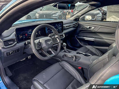 NEW 2026 Ford Mustang
 GT Premium - Grabber Blue Metallic Exterior / BLACK ONYX LEATHER Interior - $73,934 - Stock #E60164 - VIN 1FA6P8CF2T5403625