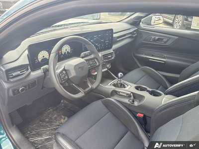 NEW 2026 Ford Mustang Dark Horse - BLACK W/BLUE ACCENTS, CLOTH/VINYL HEATED BUCKET SEATS Interior - $79,944 - Stock #E60780 - VIN 1FA6P8R05T5503575