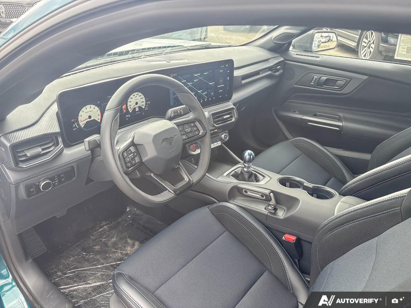 NEW 2026 Ford Mustang Dark Horse - Adriatic Blue Metallic Exterior / BLACK W/BLUE ACCENTS, CLOTH/VINYL HEATED BUCKET SEATS Interior - $78,944 - Stock #E60780 - VIN 1FA6P8R05T5503575 - Photo 13