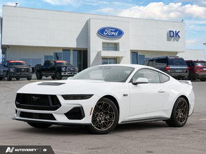 NEW 2026 Ford Mustang GT - Oxford White Exterior - $61,602 - Stock #D60195 - VIN 1FA6P8CFXT5404604