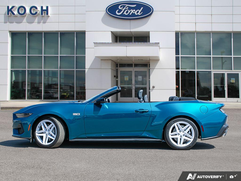 NEW 2026 Ford Mustang GT Premium Convertible - Adriatic Blue Metallic Exterior / BLACK ONYX TRIM Interior - $69,203 - Stock #E60105 - VIN 1FAGP8FF6T5103795 - Photo 3