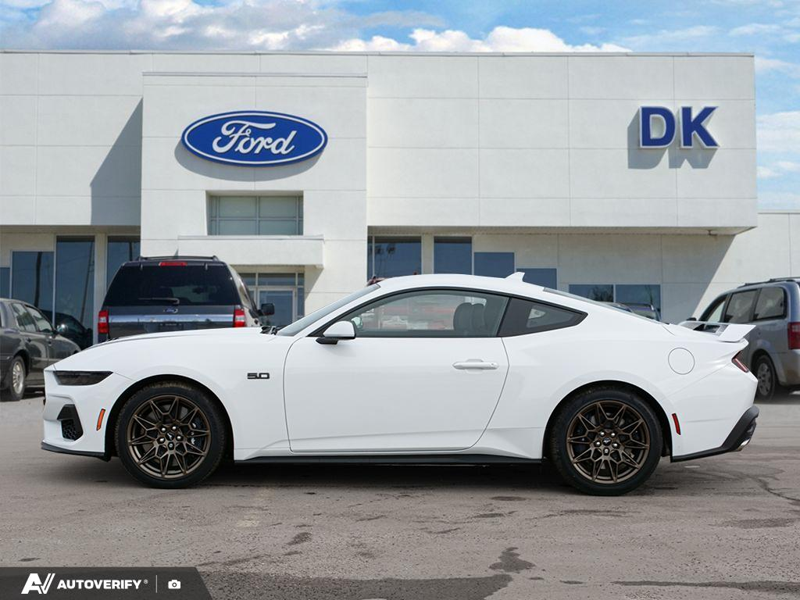 NEW 2026 Ford Mustang GT - Oxford White Exterior / BLACK ONYX CLOTH Interior - $61,999 - Stock #D60195 - VIN 1FA6P8CFXT5404604 - Photo 3