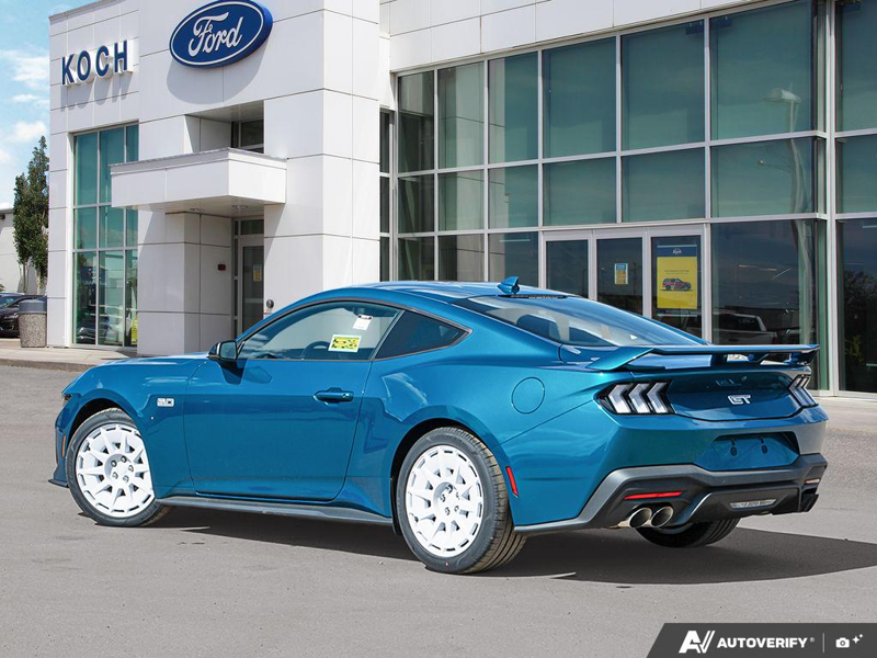 NEW 2026 Ford Mustang GT Premium - Adriatic Blue Metallic Exterior / BLACK ONYX TRIM Interior - $74,624 - Stock #E60117 - VIN 1FA6P8CF1T5401106 - Photo 4