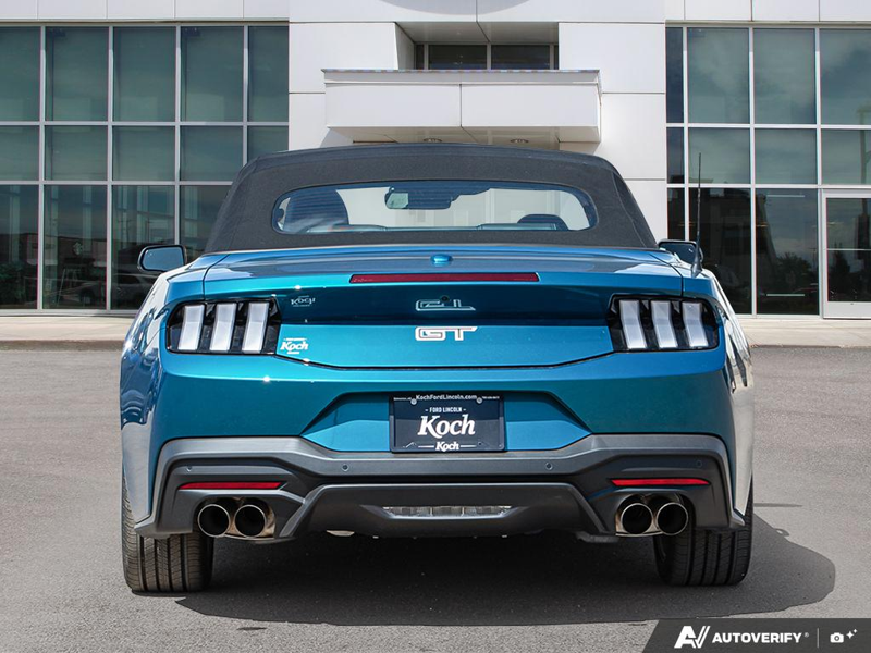 NEW 2026 Ford Mustang GT Premium Convertible - Adriatic Blue Metallic Exterior / BLACK ONYX TRIM Interior - $69,203 - Stock #E60105 - VIN 1FAGP8FF6T5103795 - Photo 5
