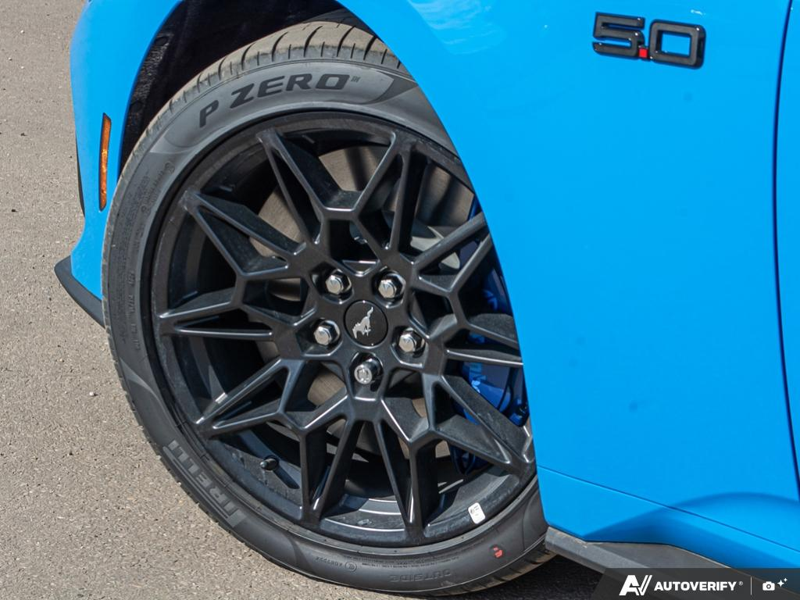 NEW 2026 Ford Mustang GT Premium - Grabber Blue Metallic Exterior / BLACK ONYX LEATHER Interior - $72,934 - Stock #E60164 - VIN 1FA6P8CF2T5403625 - Photo 6