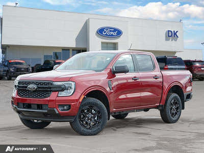 NEW 2026 Ford Ranger XLT - Ruby Red Tri-coat Metallic Exterior - $55,112 - Stock #D60201 - VIN 1FTER4HH2TLE03526