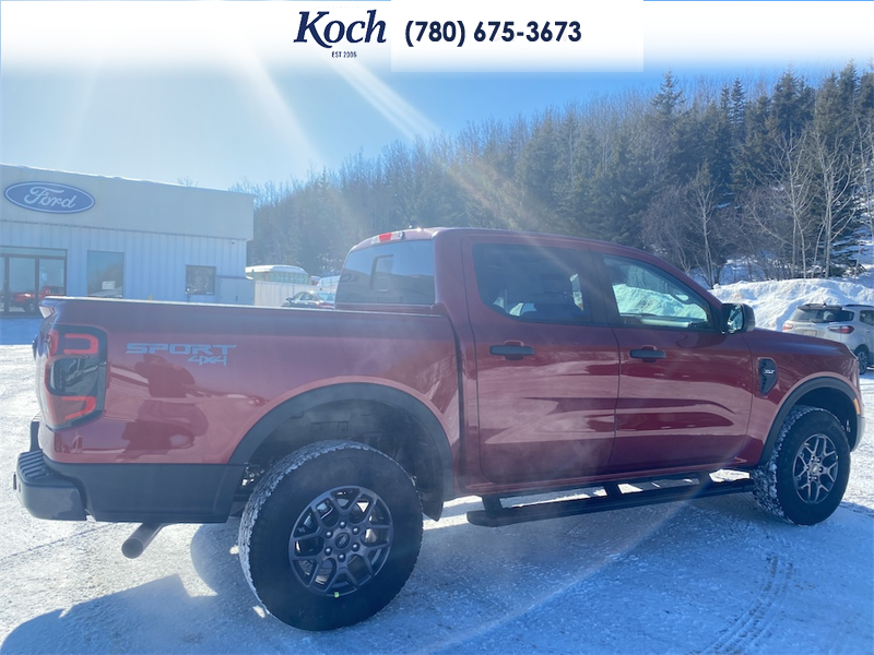 NEW 2026 Ford Ranger XLT - Ruby Red Tri-coat Metallic Exterior / BLACK ONYX XLT CLOTH Interior - $53,595 - Stock #A26074 - VIN 1FTER4HHXTLE09039 - Photo 12