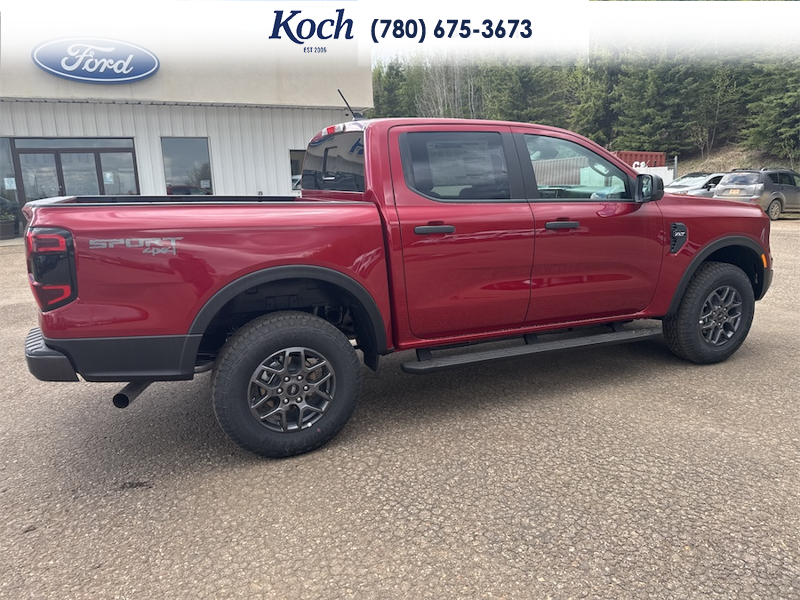 NEW 2026 Ford Ranger XLT - Ruby Red Tri-coat Metallic Exterior / BLACK ONYX XLT CLOTH Interior - $53,595 - Stock #A26074 - VIN 1FTER4HHXTLE09039 - Photo 12
