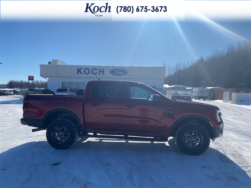 NEW 2026 Ford Ranger XLT - Ruby Red Tri-coat Metallic Exterior / BLACK ONYX XLT CLOTH Interior - $53,595 - Stock #A26074 - VIN 1FTER4HHXTLE09039 - Photo 13