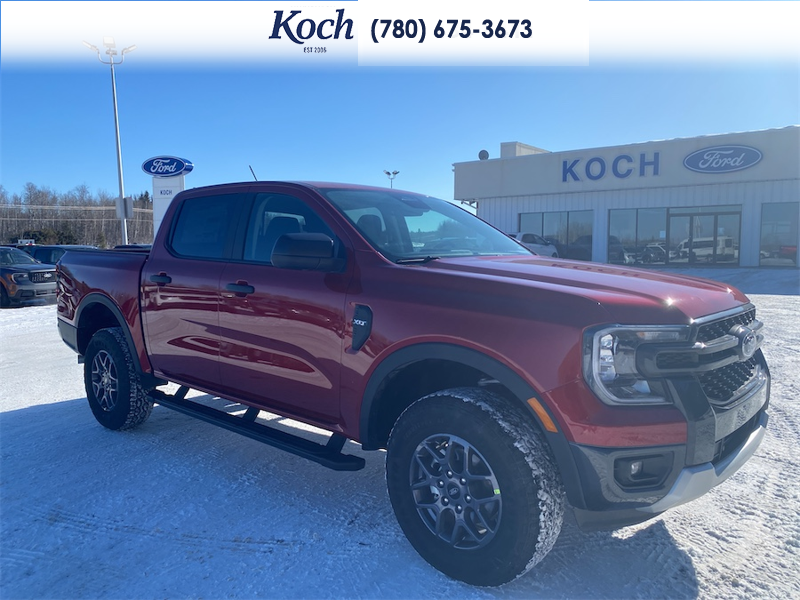NEW 2026 Ford Ranger XLT - Ruby Red Tri-coat Metallic Exterior / BLACK ONYX XLT CLOTH Interior - $53,595 - Stock #A26074 - VIN 1FTER4HHXTLE09039 - Photo 15