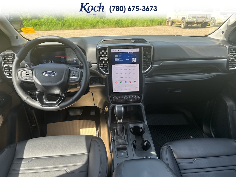 NEW 2026 Ford Ranger LARIAT - Avalanche Exterior / EBONY, ACTIVEX TRIMMED FRONT HEATED BUCKET SEATS Interior - $65,369 - Stock #A26217 - VIN 1FTER4KPXTLE31199 - Photo 19