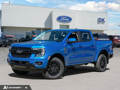 NEW 2026 Ford Ranger LARIAT - Velocity Blue Metallic Exterior - $60,983 - Stock #D60570 - VIN 1FTER4KH0TLE23136