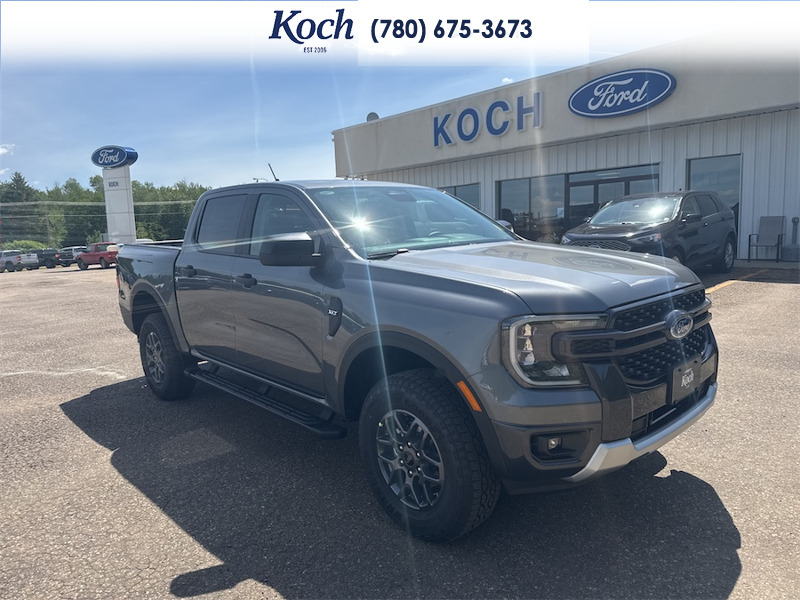 NEW 2026 Ford Ranger XLT - Carbonized Grey Metallic Exterior / EBONY, CLOTH FRONT BUCKET SEATS Interior - $54,819 - Stock #A26225 - VIN 1FTER4HH1TLE29471 - Photo 1