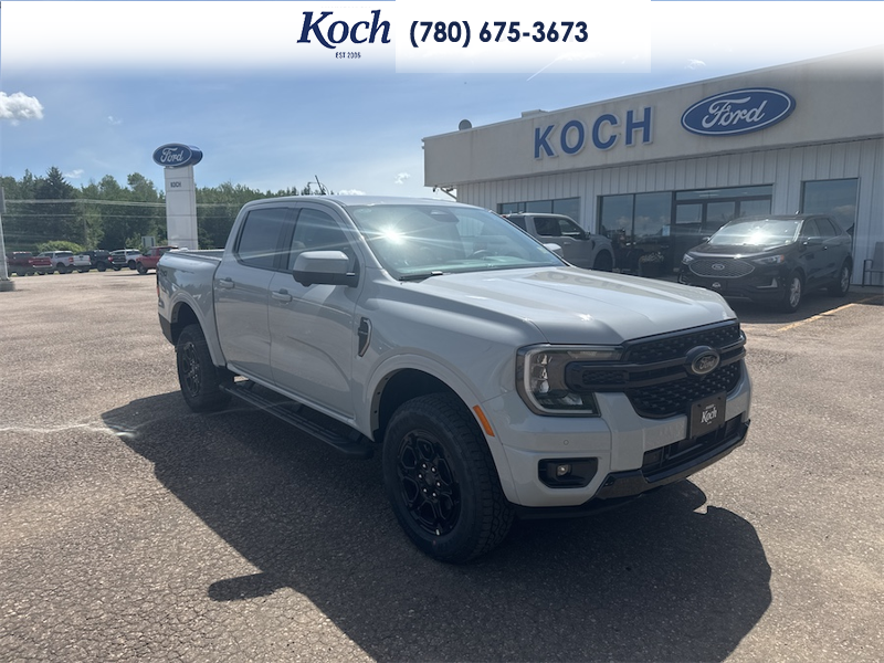 NEW 2026 Ford Ranger LARIAT - Avalanche Exterior / EBONY, ACTIVEX TRIMMED FRONT HEATED BUCKET SEATS Interior - $65,369 - Stock #A26217 - VIN 1FTER4KPXTLE31199 - Photo 1