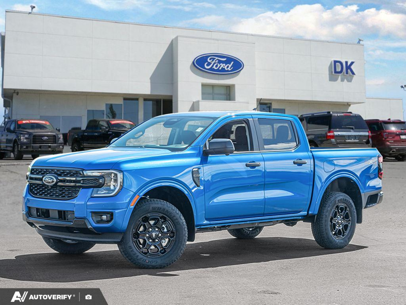 NEW 2026 Ford Ranger XLT - Velocity Blue Metallic Exterior / EBONY PREMIUM CLOTH Interior - $54,185 - Stock #D60613 - VIN 1FTER4HH0TLE29901 - Photo 1