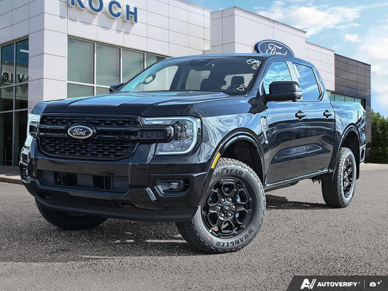 NEW 2026 Ford Ranger LARIAT - Shadow Black Exterior / EBONY ACTIVEX TRIMMED Interior - $61,129 - Stock #E60929 - VIN 1FTER4KP7TLE38580 - Photo 1