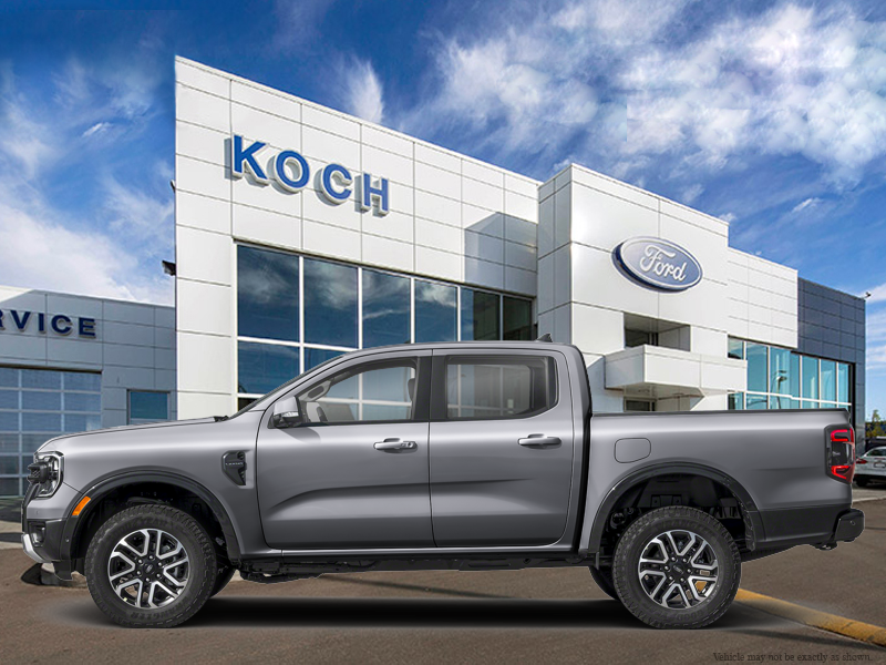 NEW 2026 Ford Ranger LARIAT - Marsh Grey Exterior / EBONY, ACTIVEX TRIMMED FRONT HEATED BUCKET SEATS Interior - $67,444 - Stock #E60934 - VIN 1FTER4KP2TLE29009 - Photo 1