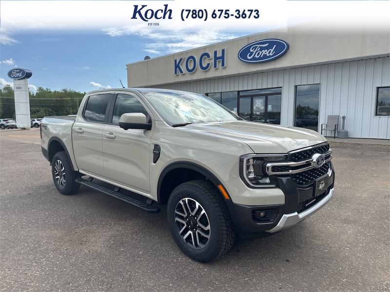 NEW 2026 Ford Ranger LARIAT - Desert Sand Exterior / SANDSTONE, ACTIVEX TRIMMED FRONT HEATED BUCKET SEATS Interior - $64,280 - Stock #A26247 - VIN 1FTER4KPXTLE37472 - Photo 1