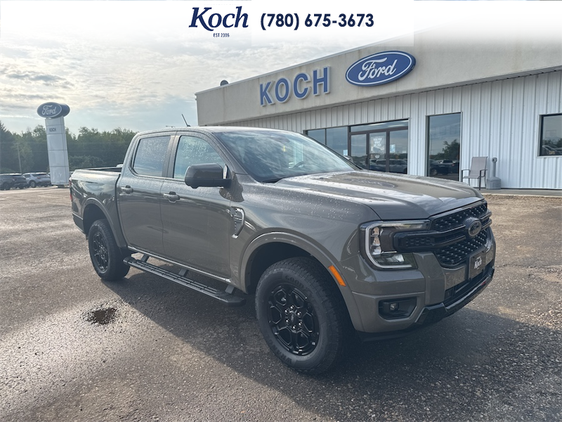 NEW 2026 Ford Ranger LARIAT - Marsh Grey Exterior / EBONY, ACTIVEX TRIMMED FRONT HEATED BUCKET SEATS Interior - $61,661 - Stock #A26226 - VIN 1FTER4KP9TLE28990 - Photo 1