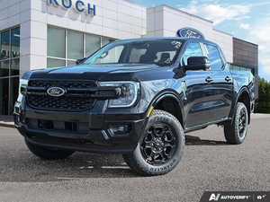 NEW 2026 Ford Ranger LARIAT - Shadow Black Exterior - $65,344 - Stock #E60929 - VIN 1FTER4KP7TLE38580