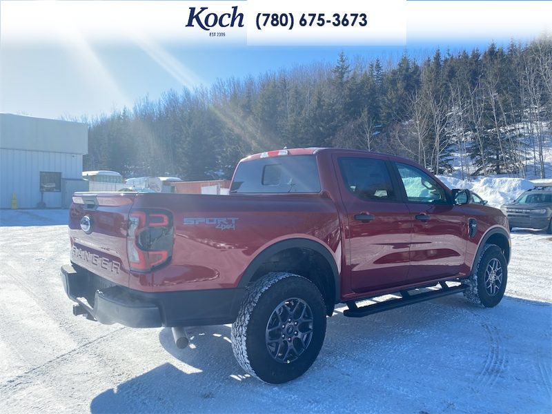 NEW 2026 Ford Ranger XLT - Ruby Red Tri-coat Metallic Exterior / BLACK ONYX XLT CLOTH Interior - $53,595 - Stock #A26074 - VIN 1FTER4HHXTLE09039 - Photo 2