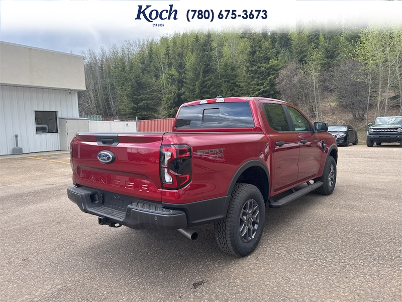 NEW 2026 Ford Ranger XLT - Ruby Red Tri-coat Metallic Exterior / BLACK ONYX XLT CLOTH Interior - $53,595 - Stock #A26074 - VIN 1FTER4HHXTLE09039 - Photo 2