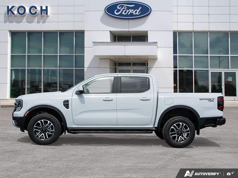 NEW 2026 Ford Ranger LARIAT - Oxford White Exterior / EBONY ACTIVEX TRIMMED Interior - $57,145 - Stock #E60531 - VIN 1FTER4KH5TLE13718 - Photo 3